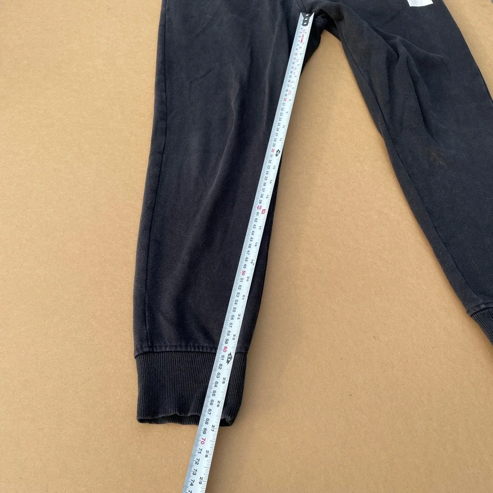 The North Face Joggers Mens Small Black Casual Sweatpants Fleece Logo Patch